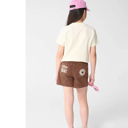 Shoeby rechtvallend T-shirt met print ecru, foto 4