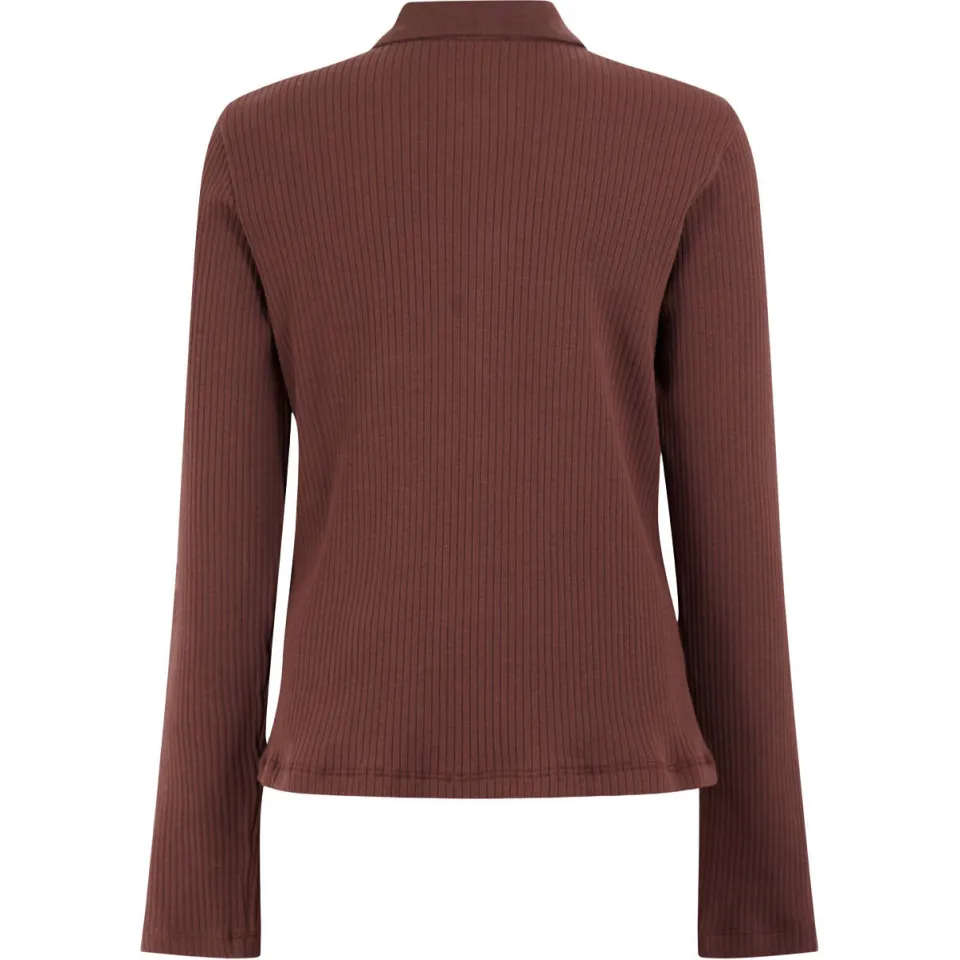 Shoeby longsleeve bruin, foto 3