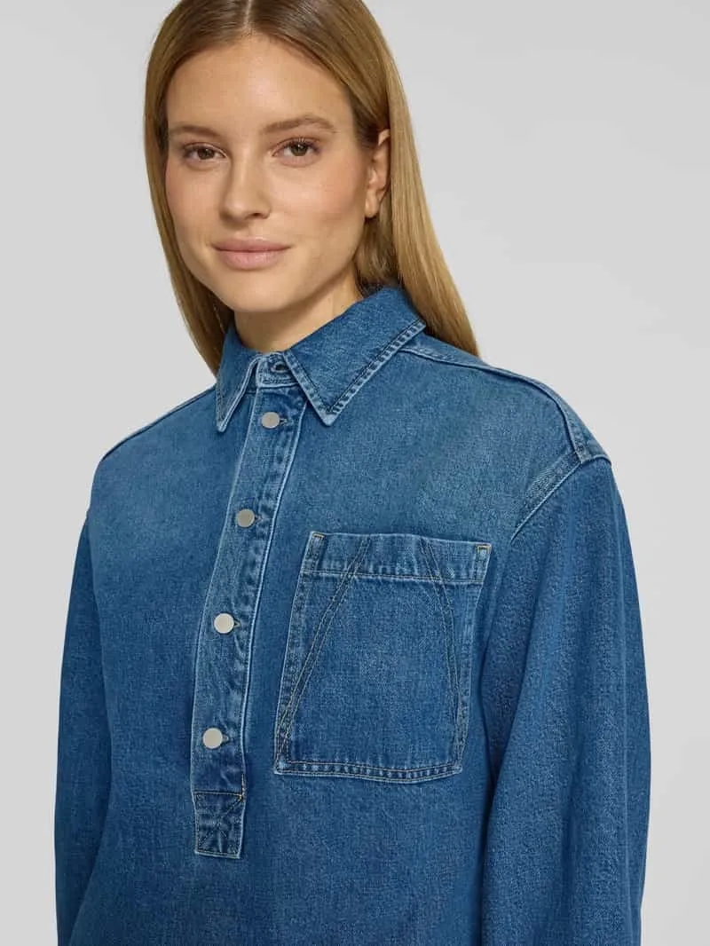 ARMEDANGELS oversized spijkerjurk jeansblauw, foto 5