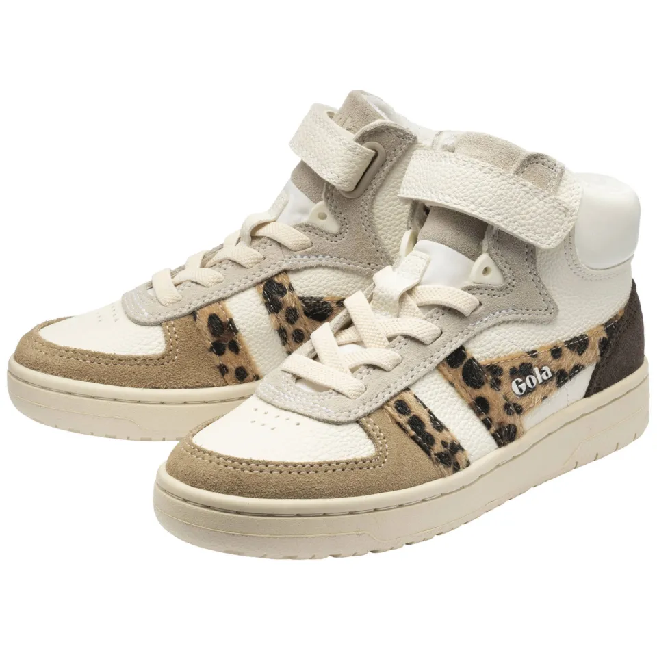 Gola sneakers - wit/bruin, foto 5