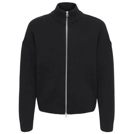 Only & Sons JUNIOR gebreid vest - zwart Jongens Katoen Opstaande kraag