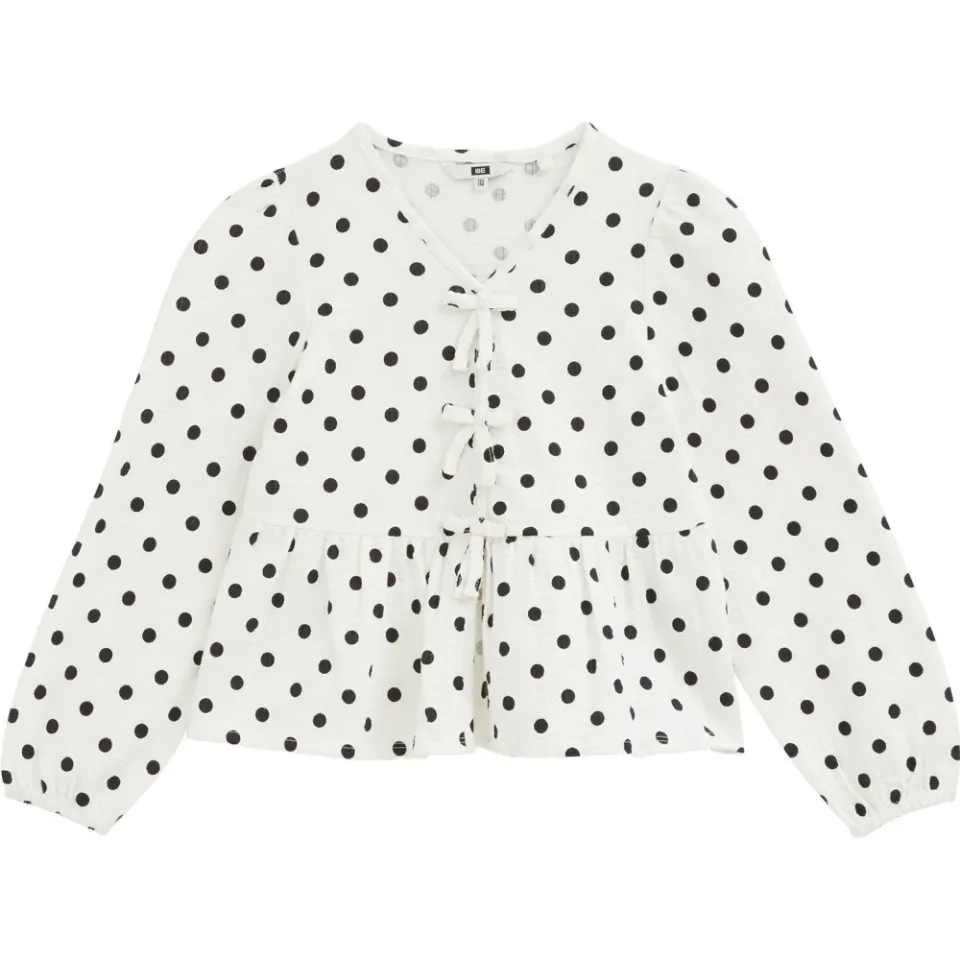 WE Fashion blouse wit/zwart, foto 2