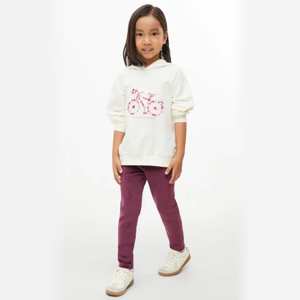 s.Oliver suède legging bordeauxrood