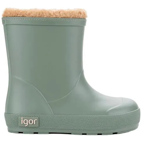 Igor Yogi Borreguito regenlaarzen met profielzool - lichtgroen