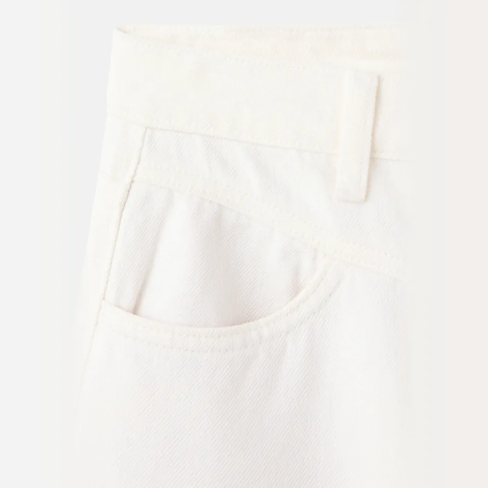 Mango TEEN low waist wide leg jeans - wit, foto 5