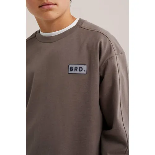 WE Fashion Blue Ridge longsleeve taupe, foto 4