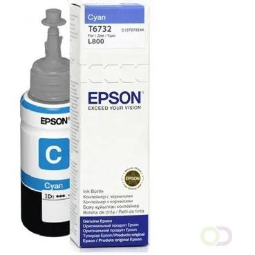 Epson 1LB T6732 CYAN INK BOTTLE 70ML foto cyaan