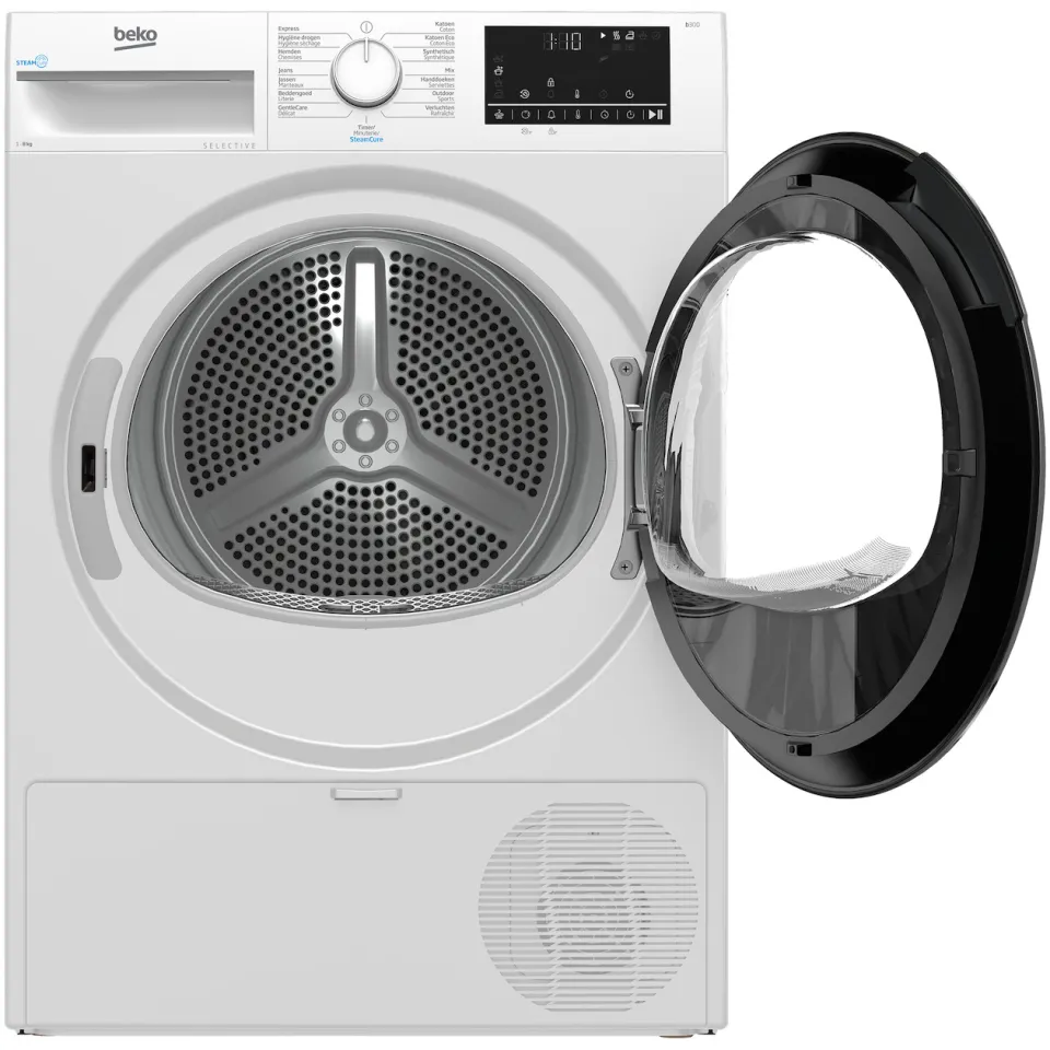 Beko B3T6823W2 SteamCure warmtepompdroger wit, foto 2