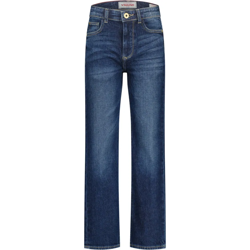 Vingino straight leg straight leg jeans dark blue denim, foto 2