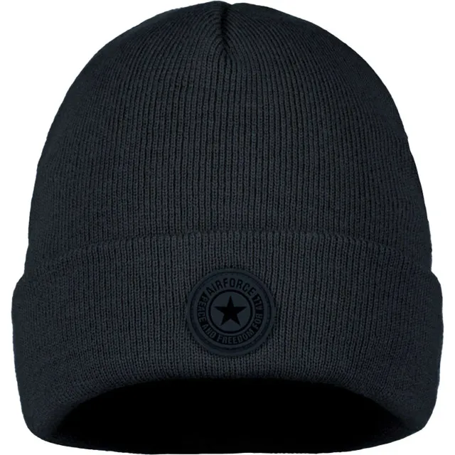 Airforce muts met logo donkerblauw