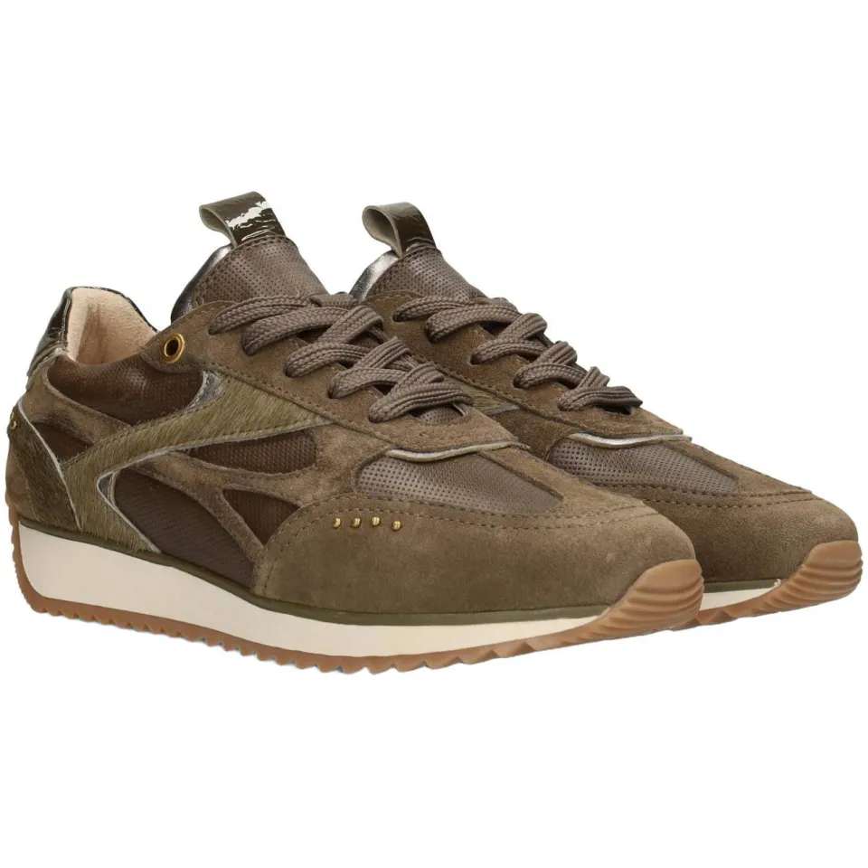 Poelman leren sneakers - groen, foto 5