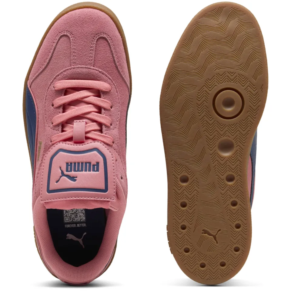 Puma Club Azura SD suèdelook sneakers - roze/kobaltblauw, foto 5