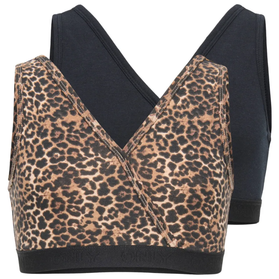 KIDS ONLY GIRL KOGLOLA bh top bruin zwart set van 2, foto 2