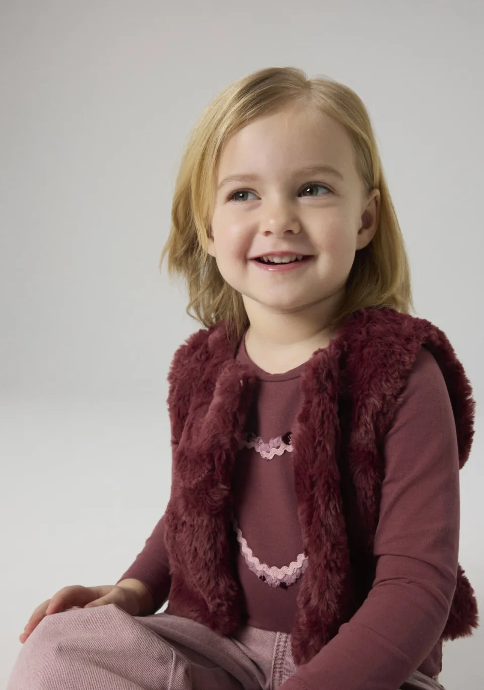 NAME IT MINI gilet - paars, foto 4