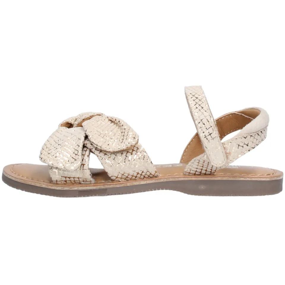 Braqeez leren sandalen goud, foto 3