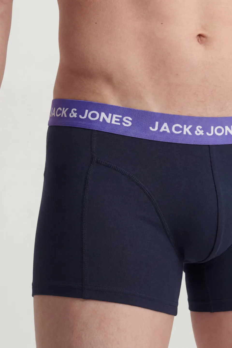 Jack & Jones Solid Trunk boxershorts donkerblauw/zwart, foto 4