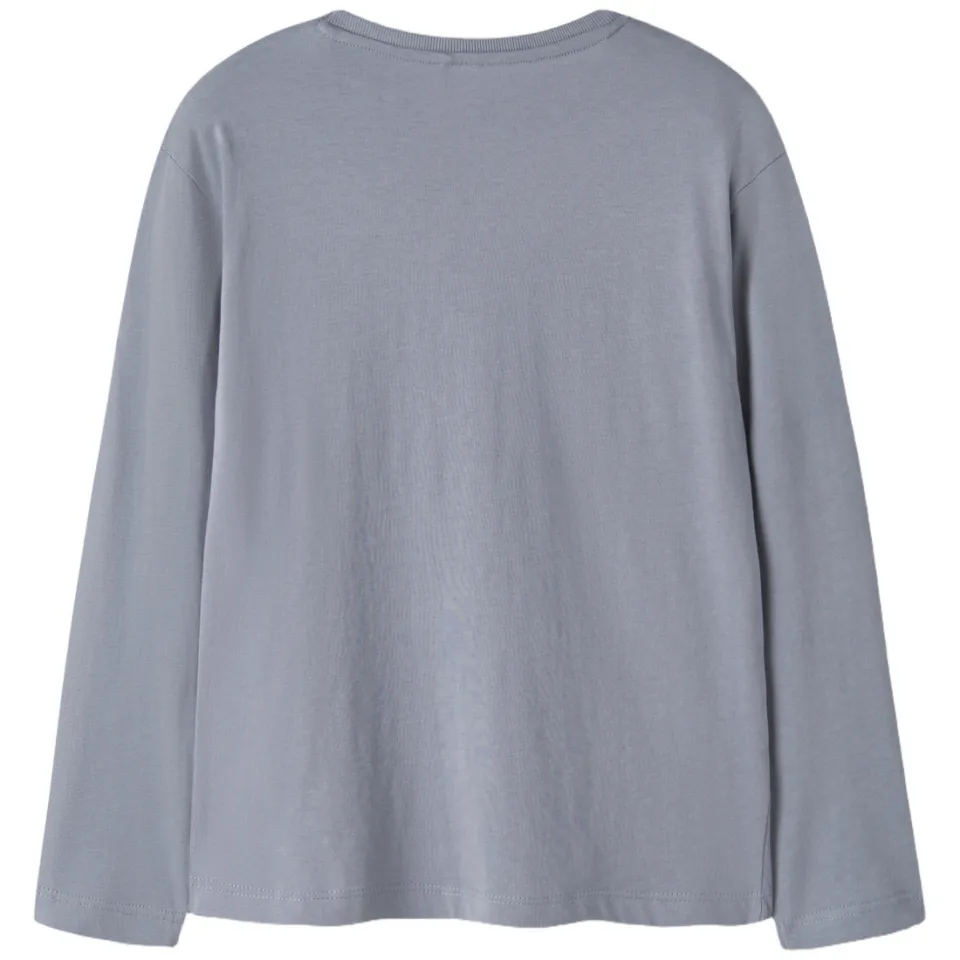 NAME IT oversized longsleeve met print lichtblauw, foto 2
