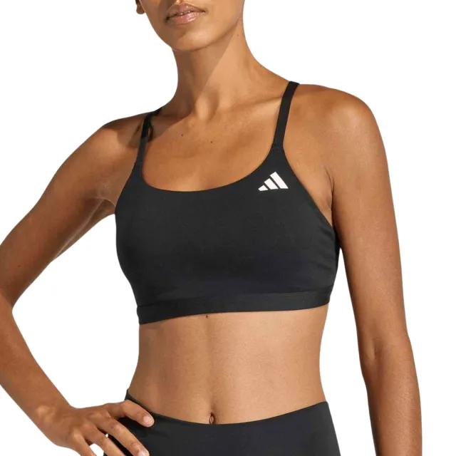Adidas Optime Essentials Light Sportbeha Dames Zwart