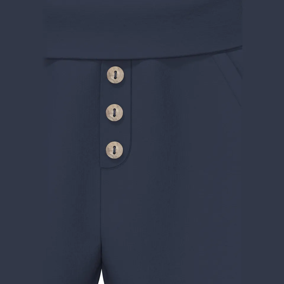 S.Oliver katoenen babybroek marineblauw, foto 3