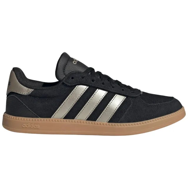 Adidas Sportswear Breaknet Sleek suède sneakers - zwart/zilvergrijs Zwart/metallic zilver