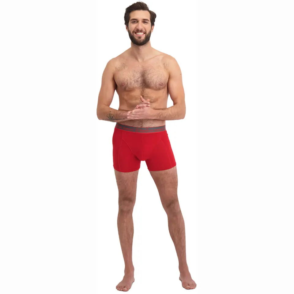 Bamboo Basics boxershort Rico met bamboe (set van 7) zwart/rood/donkerblauw, foto 3