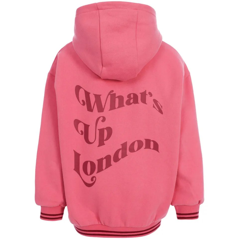 LOOXS 10sixteen oversized hoodie met backprint - roze, foto 4