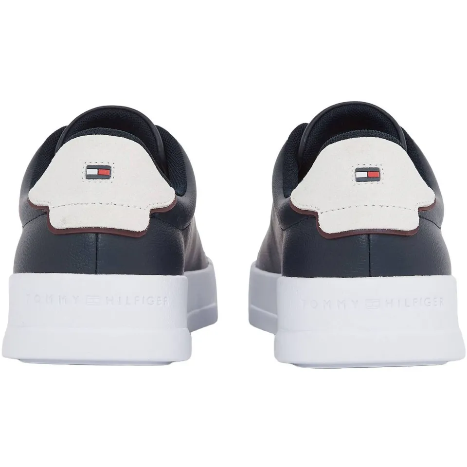 Tommy Hilfiger Court Leather sneaker blauw, foto 7