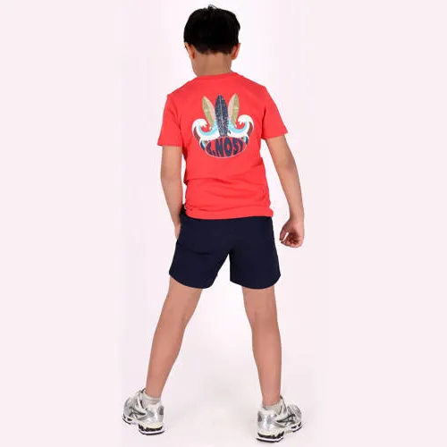 B.Nosy T-shirt met backprint rood, foto 3