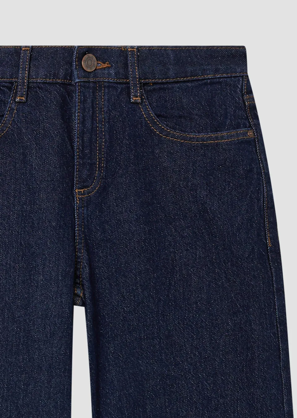 s.Oliver high waist wide leg jeans dark blue denim, foto 4