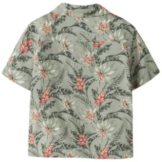 NAME IT MINI overhemd groen Jongens Viscose Button down Blad, foto 2