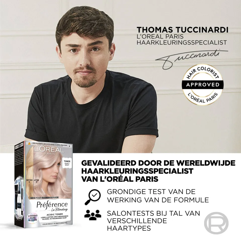 L'oréal Préférence Le Blonding 02 toner Pearly Boost 02 pearly boost, foto 3