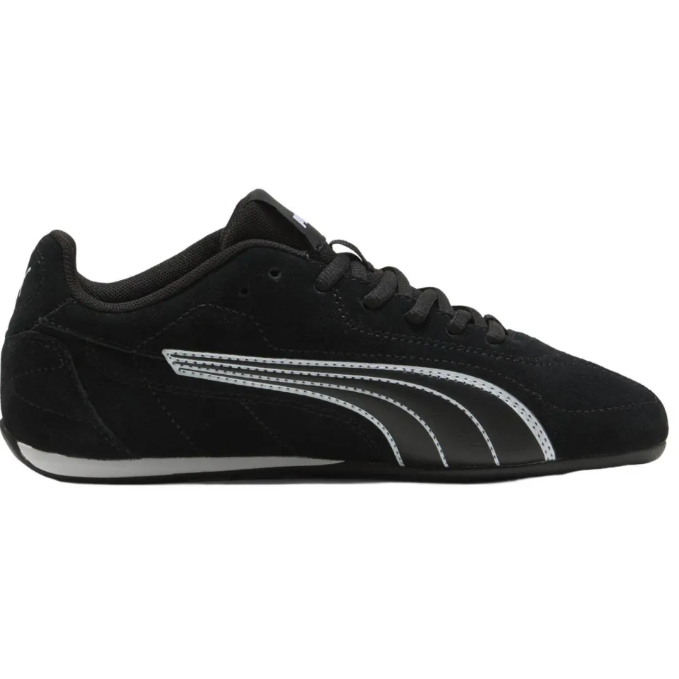 Puma Catch suède sneakers - zwart/wit