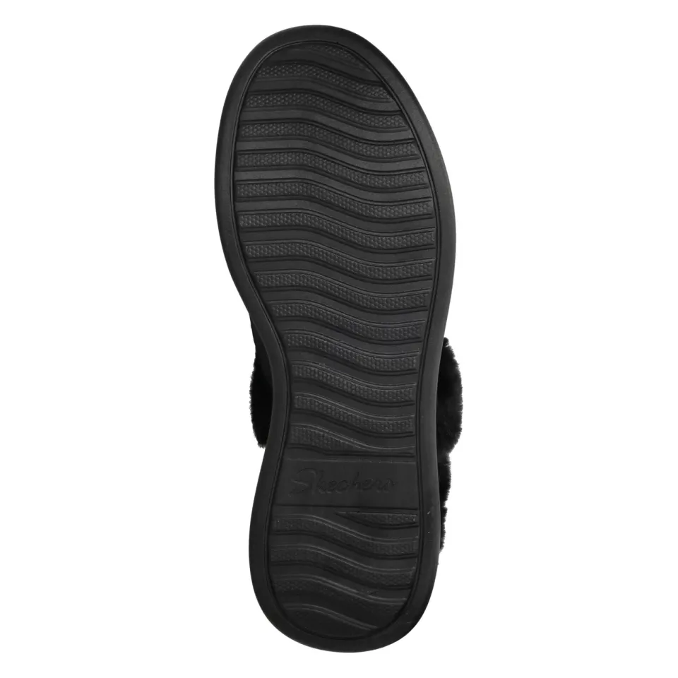 Skechers Slip-Ins Cozy Escape Pantoffels Dames Zwart, foto 5
