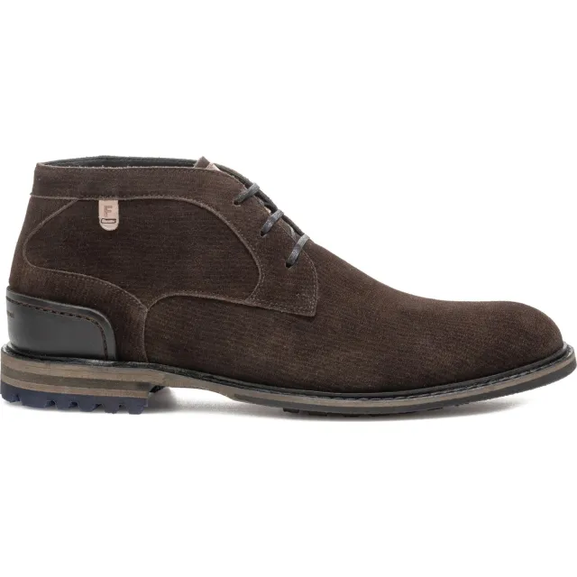 Floris Van Bommel Heren Boots Sfm-50159 Crepi - Bruin