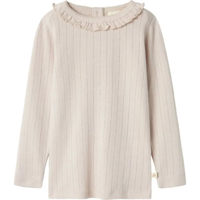 Lil' Atelier MINI longsleeve beige effen