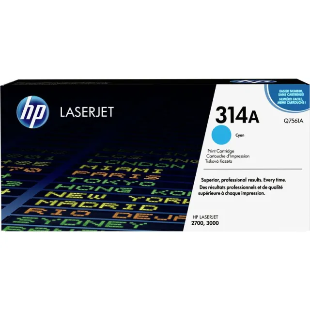 Hp 314A (Q7561A) Toner Cyaan