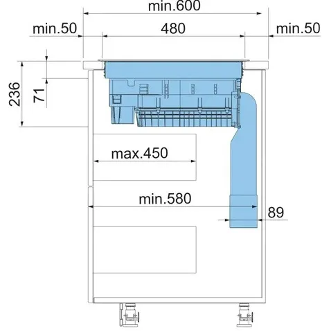 Inventum IKA6035 Inductie kookplaat met afzuiging zwart, foto 2