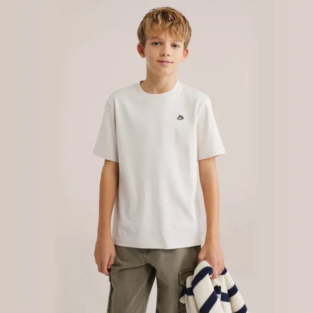 WE Fashion T-shirt ecru Moonbeam