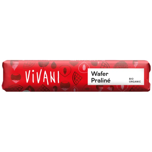 Vivani Chocoladereep Wafer Praliné