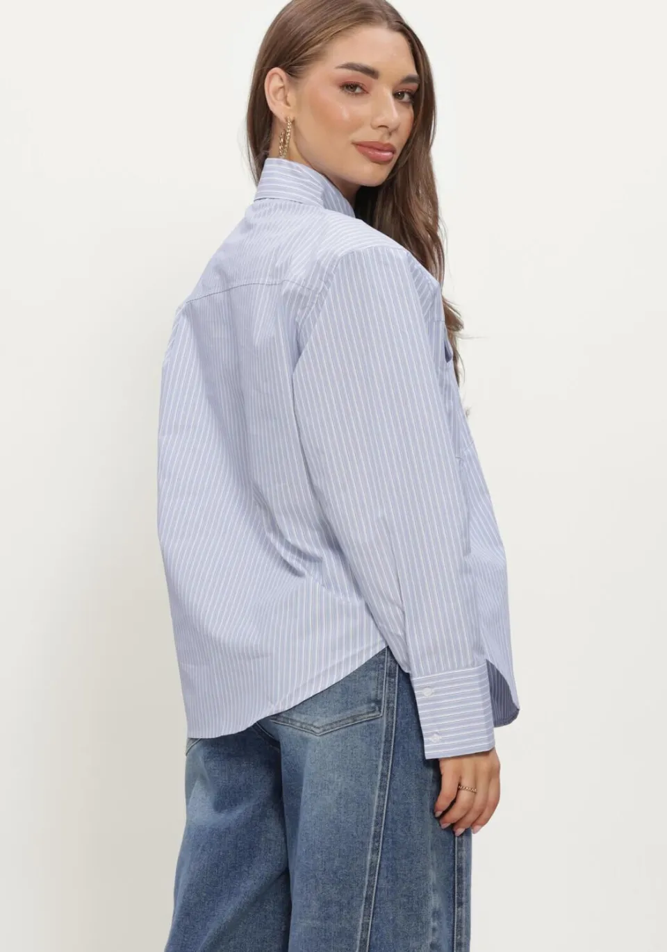 Notre-V Nv-ingrid blouse lichtblauw, foto 3