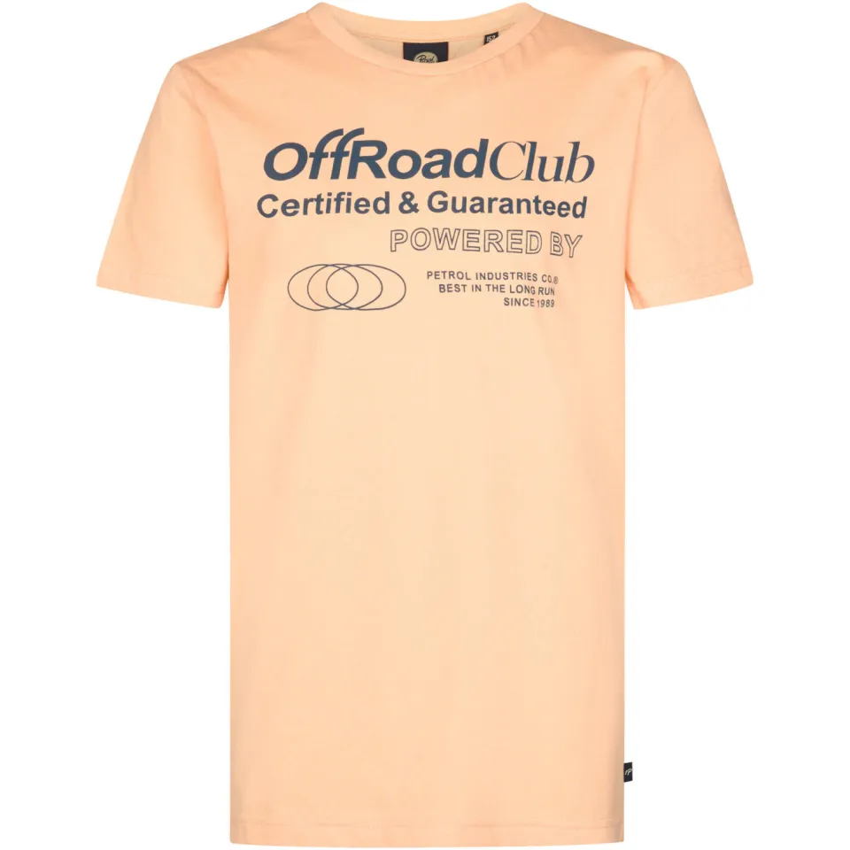 Petrol Industries T-shirt lichtoranje, foto 2