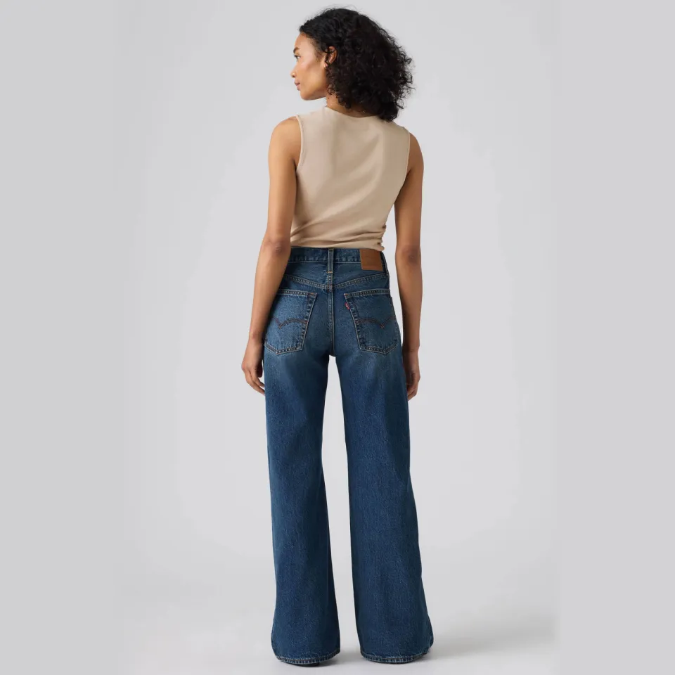 Levi's LOOSE BOOT flared jeans dark blue denim, foto 5