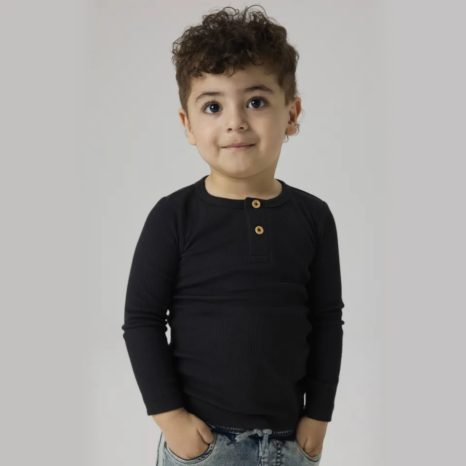 NAME IT MINI longsleeve NMMKAB zwart Black