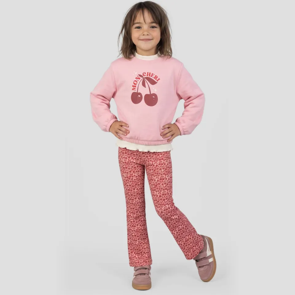 Orange Stars sweater met print - lichtroze, foto 4