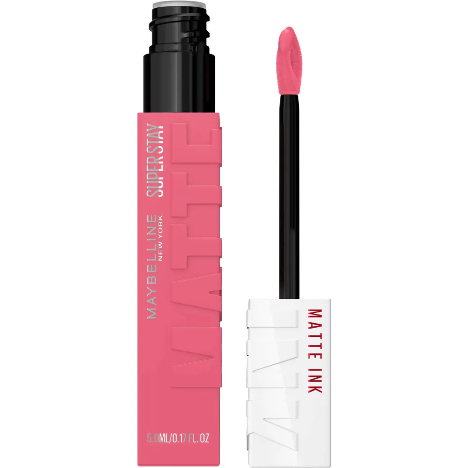 Maybelline New York Super Stay Matte Ink 125 Inspirer lippenstift roze, foto 5