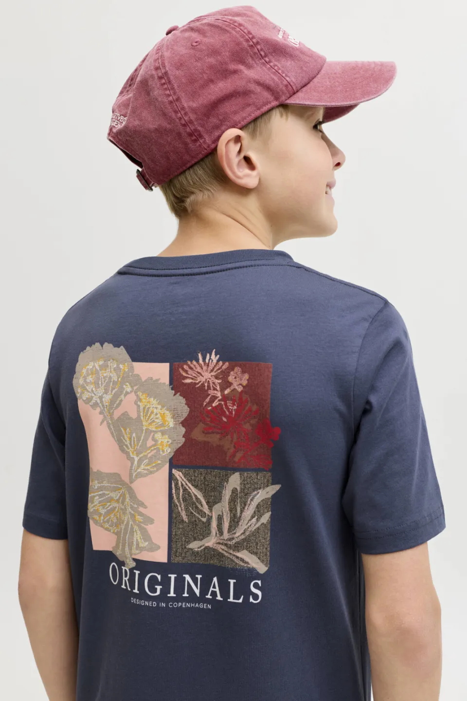 Jack & Jones T-shirt met backprint blauwgrijs, foto 6