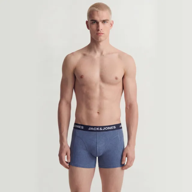 Jack & Jones boxershorts - blauw/donkerblauw (set van 3)