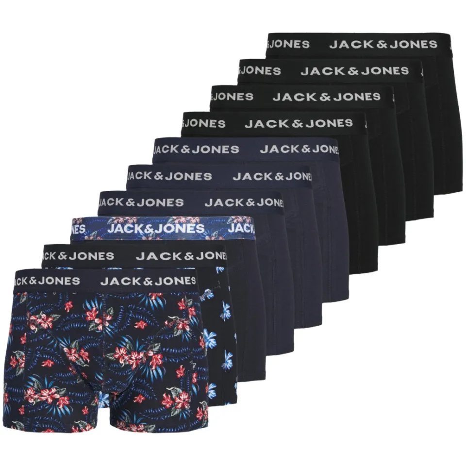 Jack & Jones ADDITIONALS boxershorts - donkerblauw/zwart (set van 10), foto 2