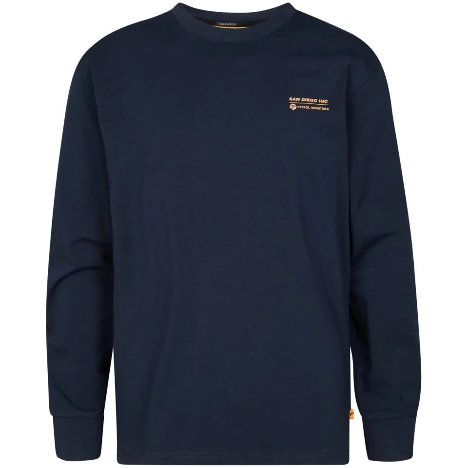 Petrol Industries longsleeve donkerblauw, foto 2