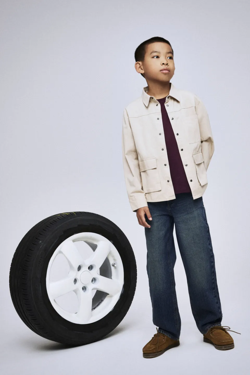 NAME IT KIDS loose fit jeans dark blue denim, foto 4